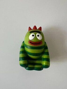 Yo Gabba Gabba Brobee Vinyl Figure 2008 Spin Master Green Monster Toy